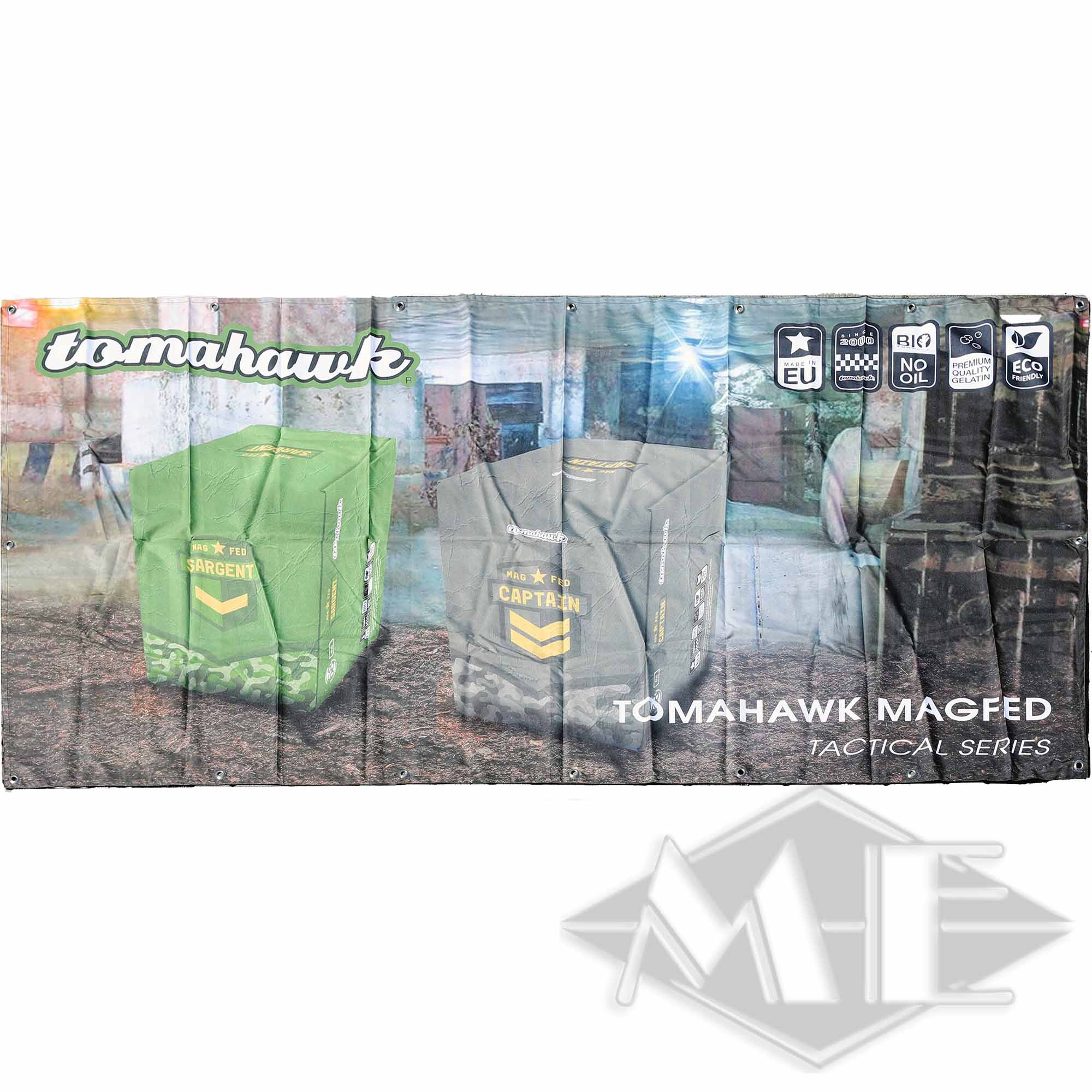 Large banner "Tomahawk Tactical" 292 x 139cm