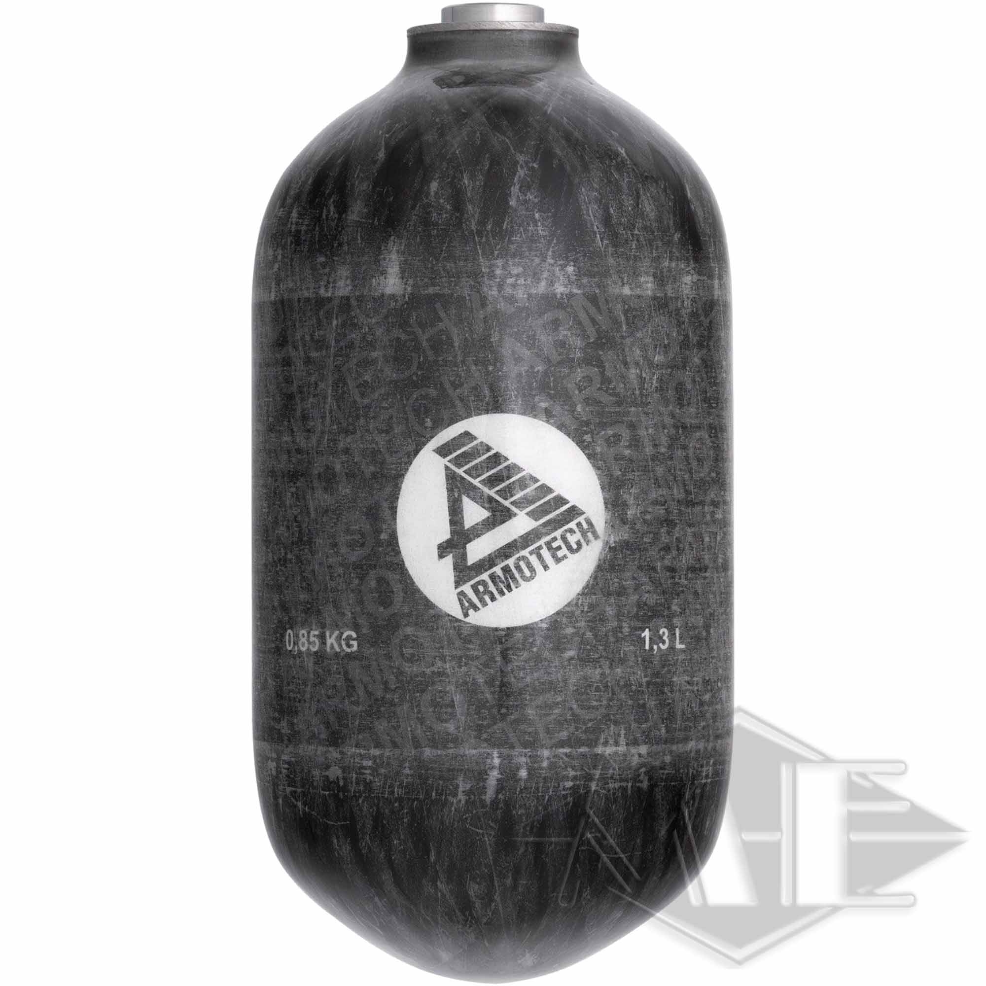 1.3 liter composite bottle "Armotech", Pi, 4500psi Flasche, Glas