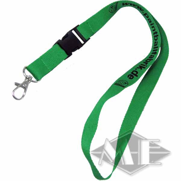 PaintballFabrik.de Lanyard, green PaintballFabrik.de Lanyard, green
