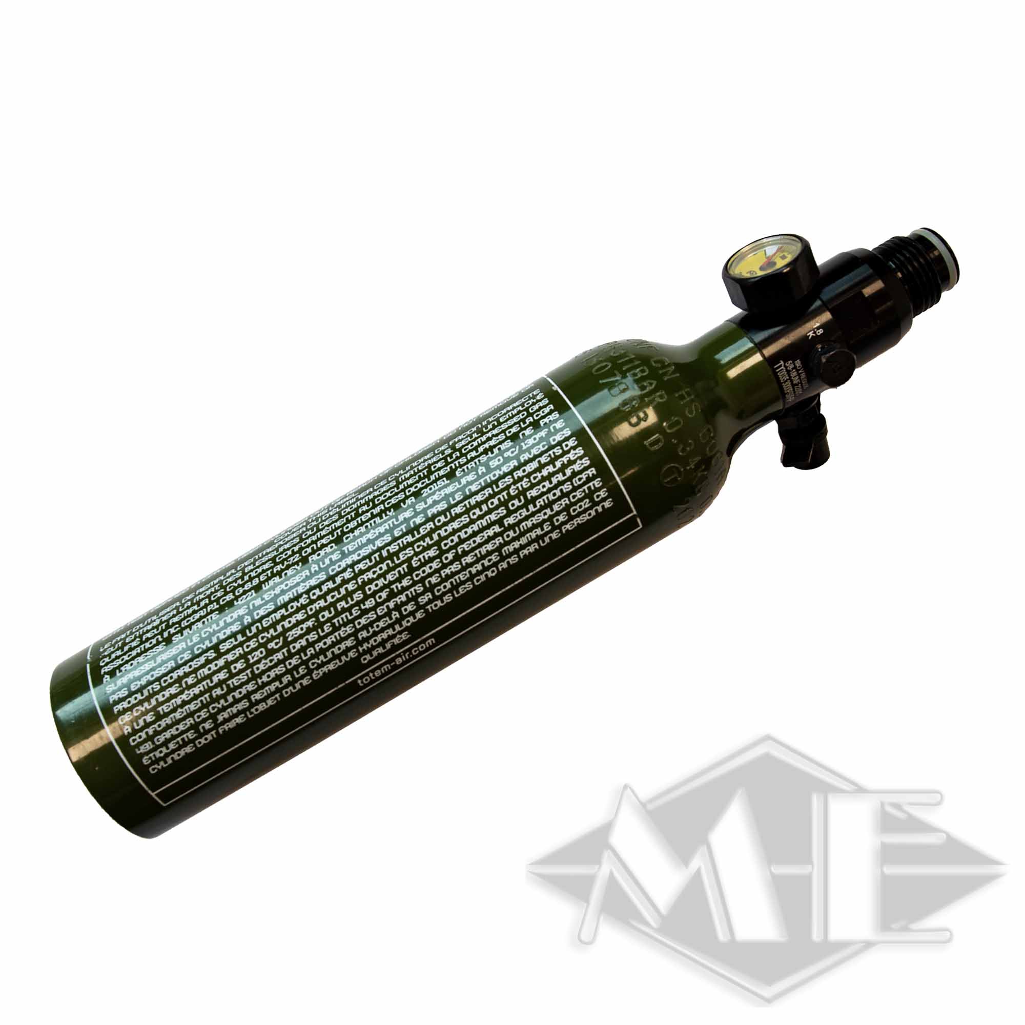 0.21L/13ci aluminum bottle with 200bar regulator "Standard-Green" 0.21L/13ci aluminum bottle with 200bar regulator "Standard-Green"