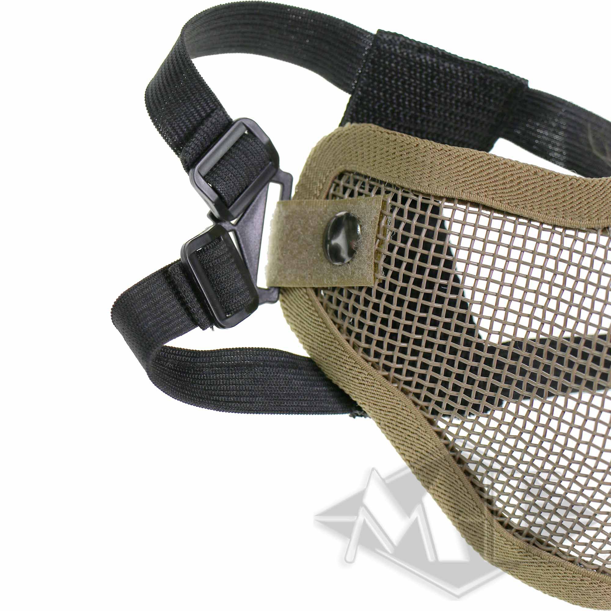 Mesh mask for airsoft