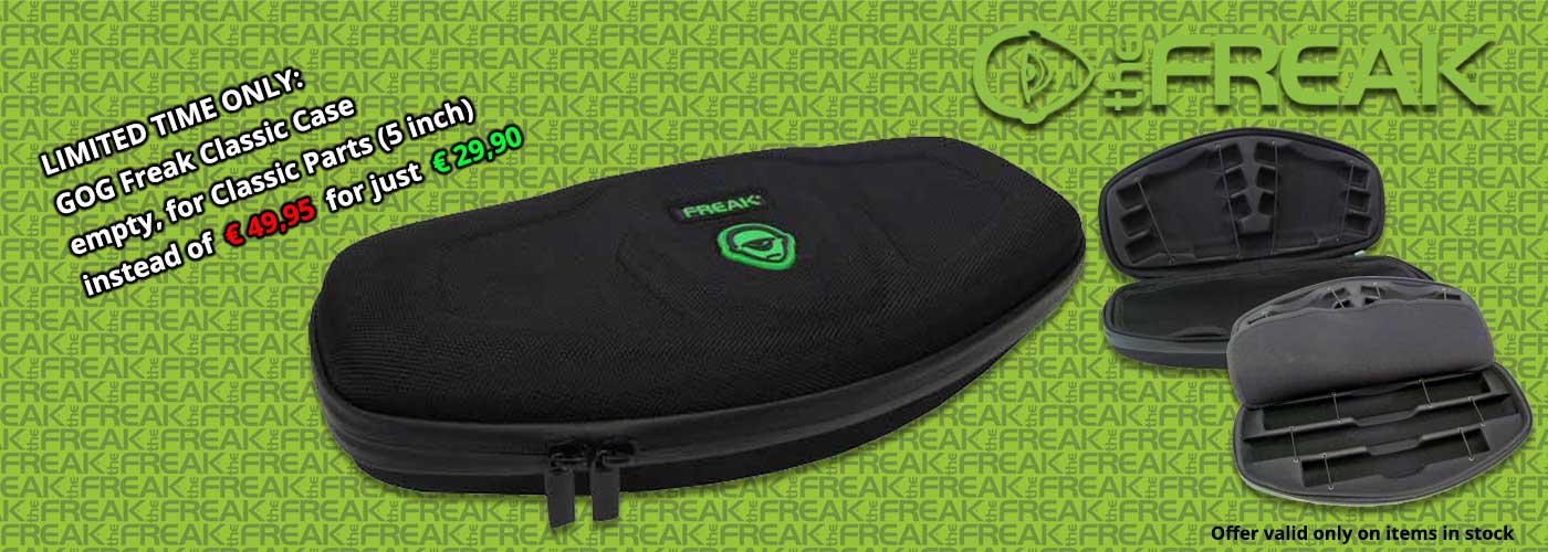 case, Gog FREAK, Aufbewahrung, harter Etui, Reißverschluss-Tasche