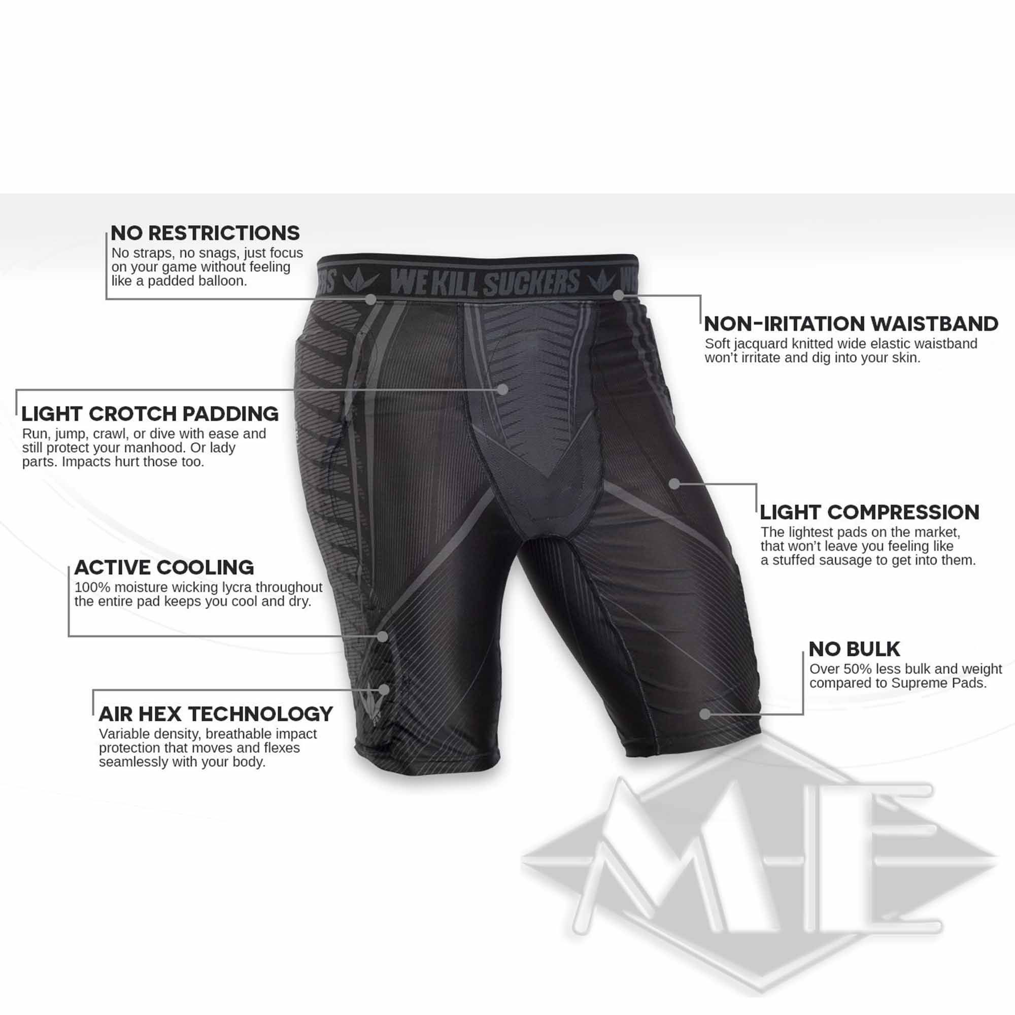 Bunkerkings Fly Compression Slideshorts
