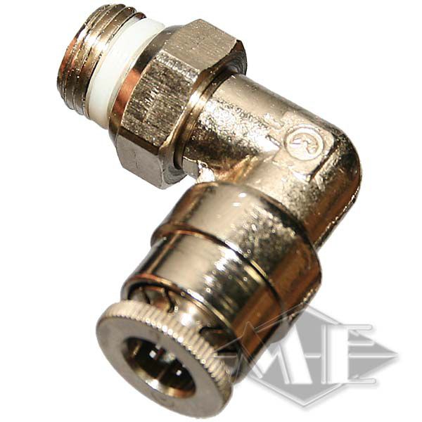 1/8" 6 mm 90° fitting swivel 1/8" 6 mm 90° fitting swivel