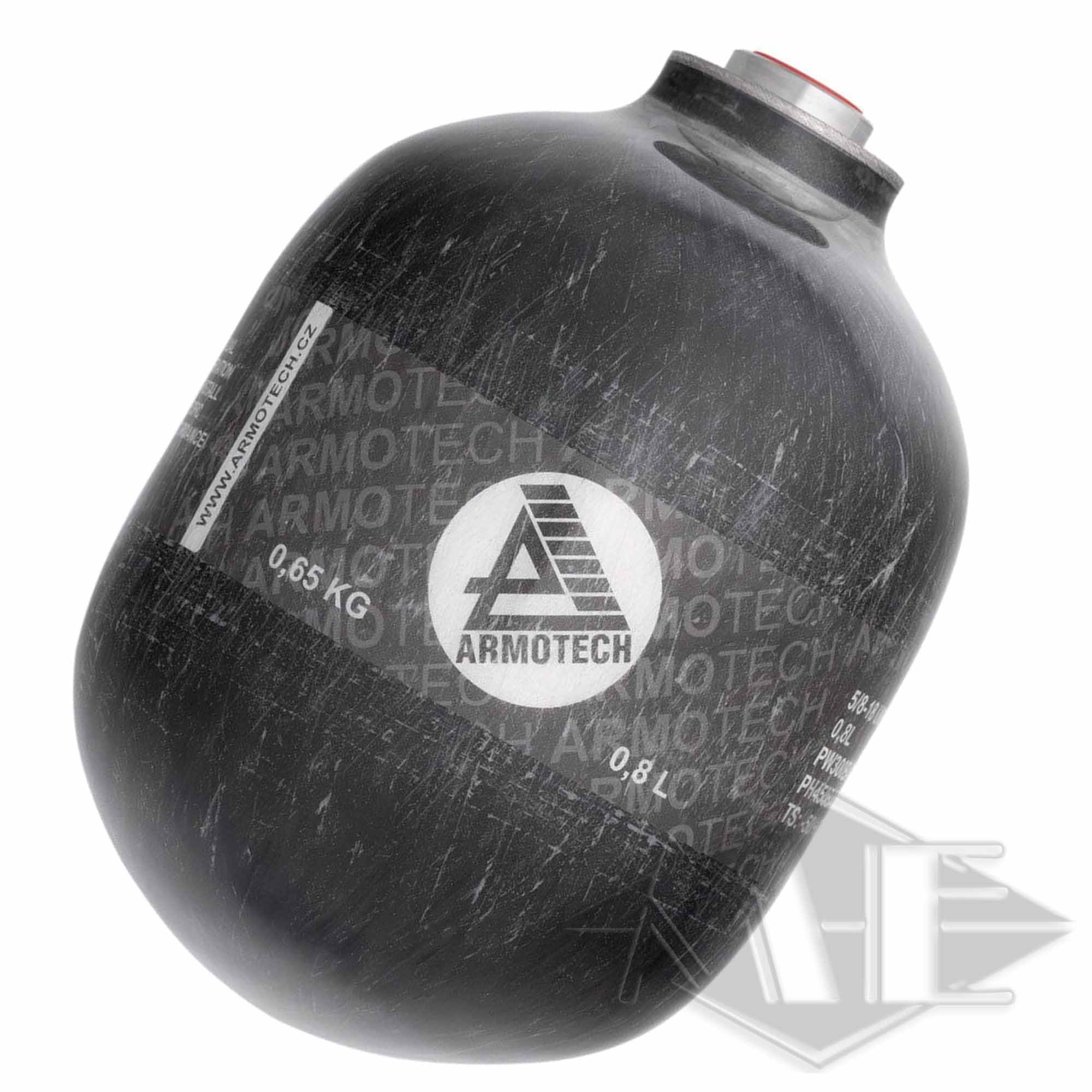 0.8 liter composite bottle "Armotech", Pi, 4500psi Flasche
