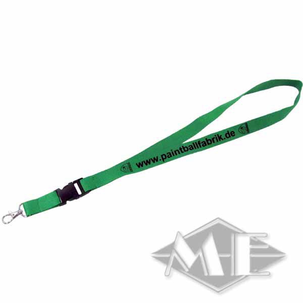 PaintballFabrik.de Lanyard, green PaintballFabrik.de Lanyard, green