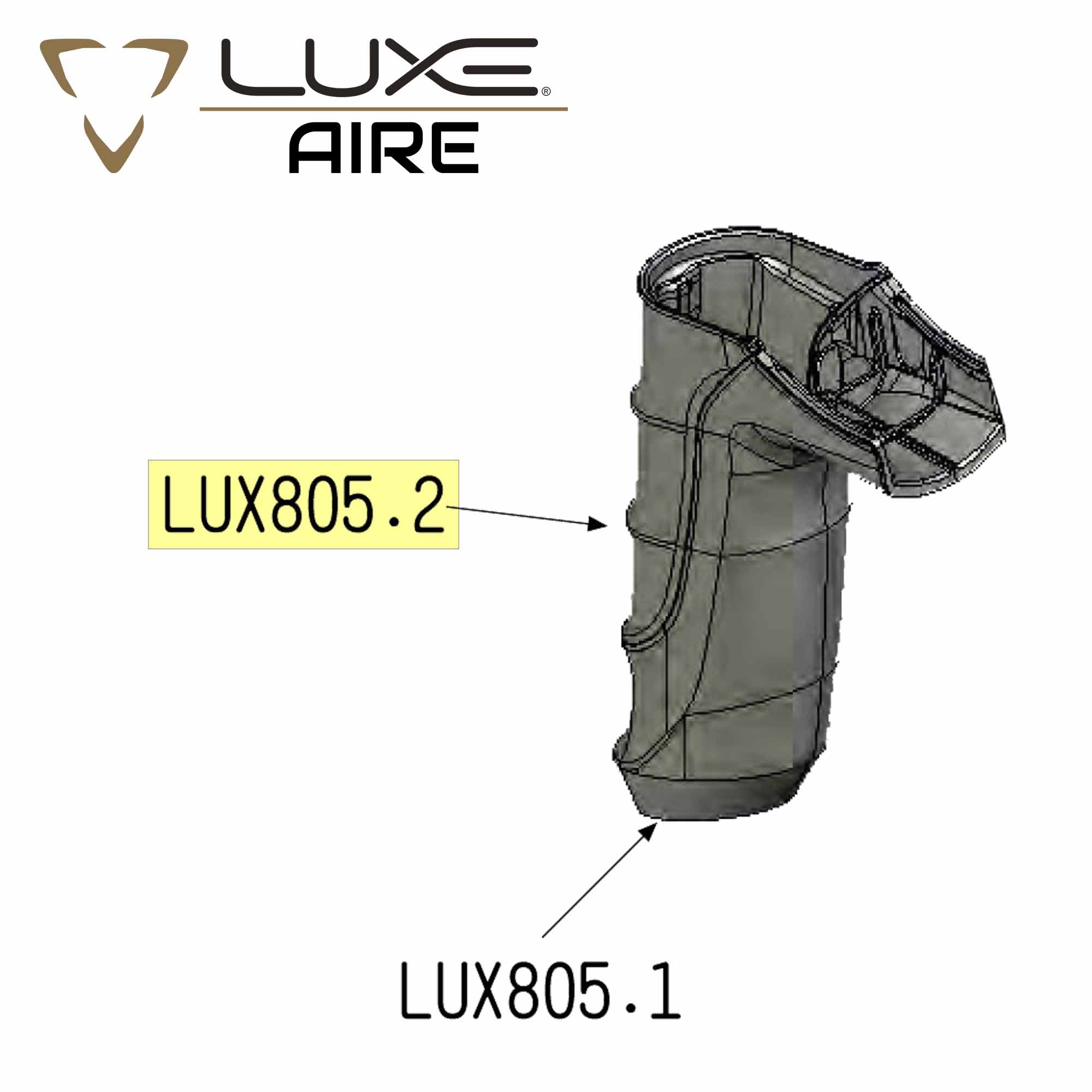 Nachtblende, Luftrohr, Aerosolgerät, Rigging-Teil, LUXE AIRE