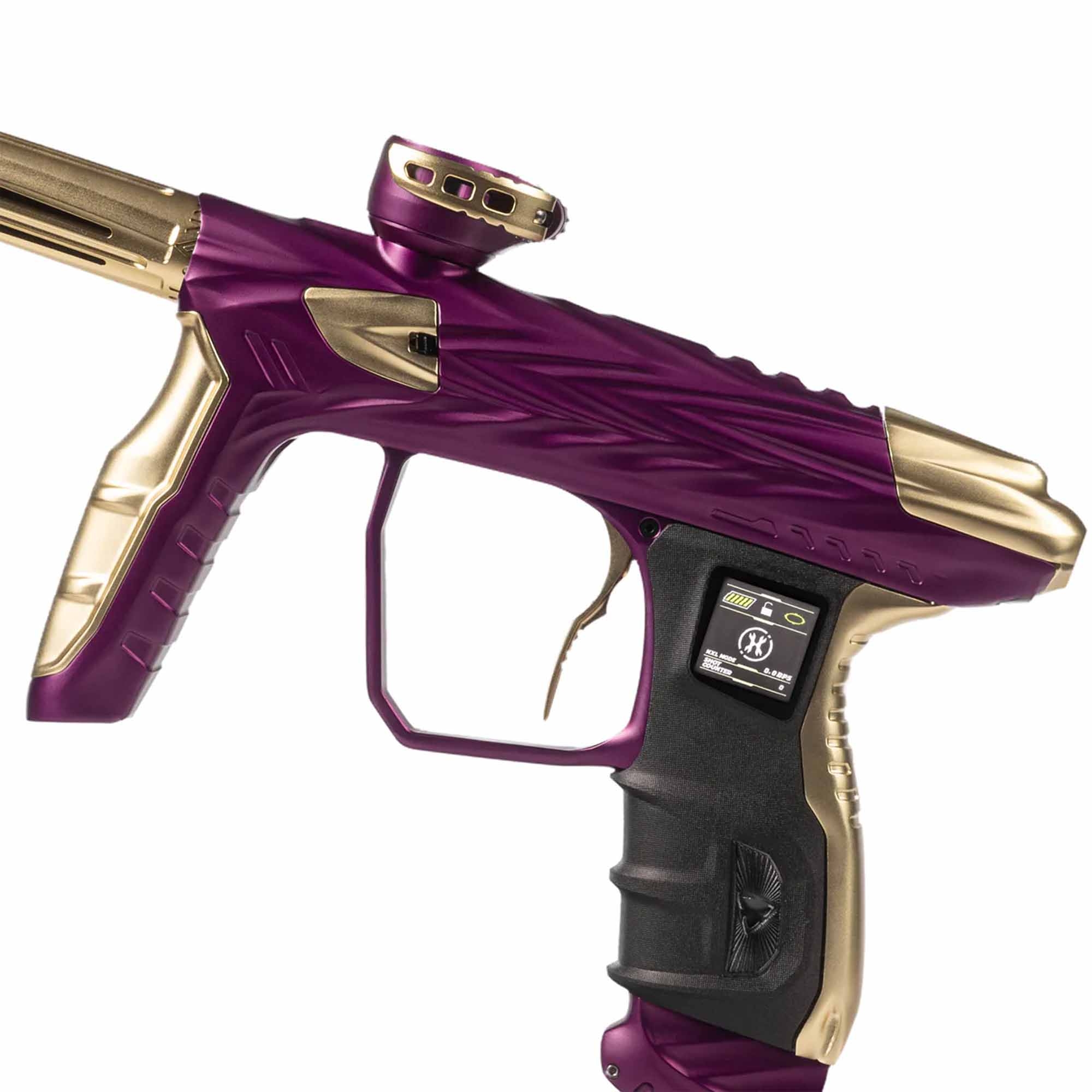 HK Army DLX Luxe® IDOL "SHREDDER" marker, purple/gold Feuerwaffe, Waffe, Fön, Handfeuerwaffe, Gewehr