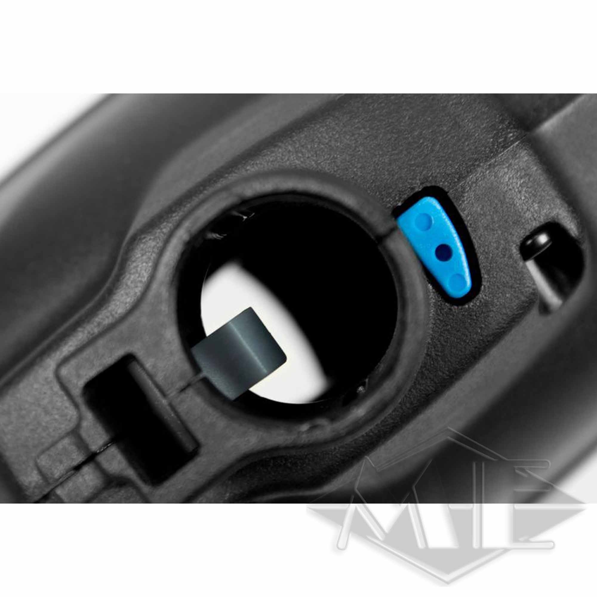 Planet Eclipse Hopper PAL QD High Cap, black (with QD Feed) Griff, Auslöser, blaue Taste, Klinkenstecker, Sucherzubehör