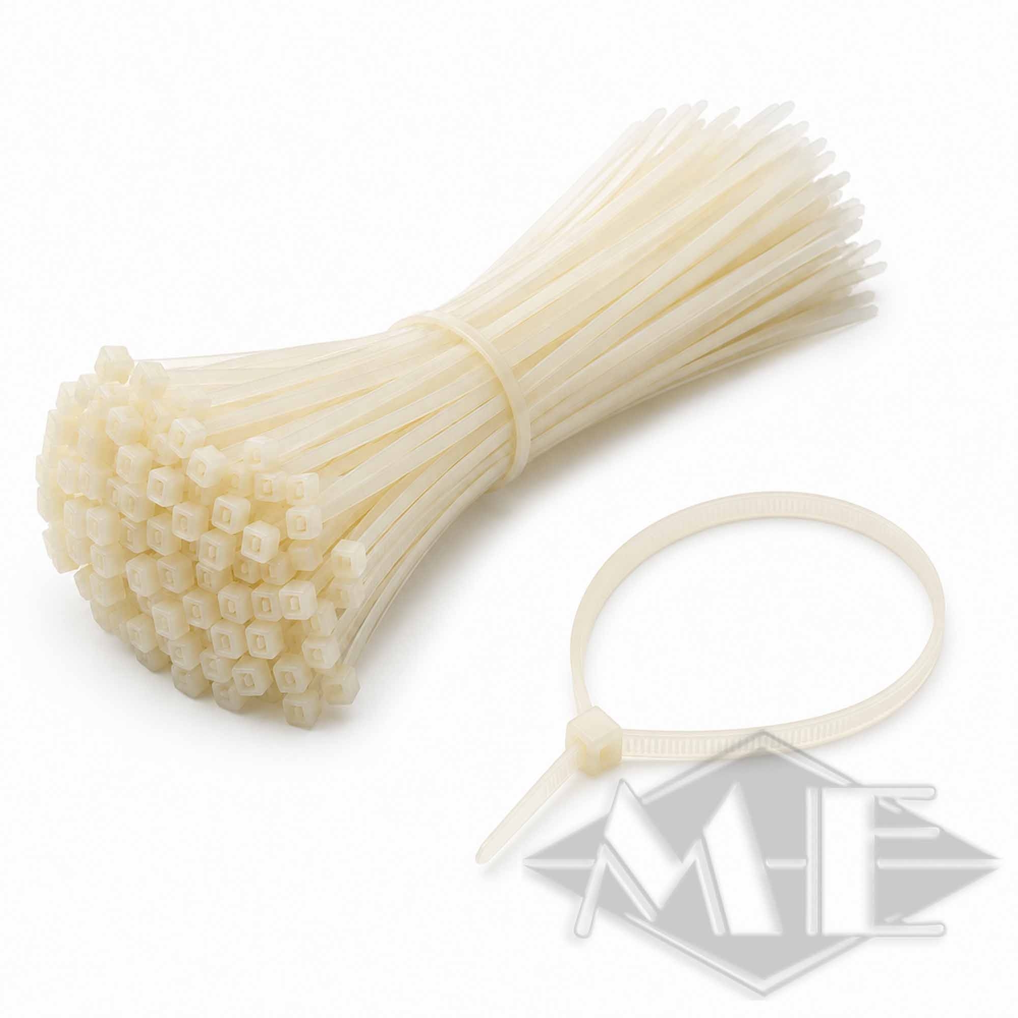 Cable ties 300 x 4.8 mm, 100 pieces Zahnstocher, Holzspieße, Bündel, Gummiband, Einwegstäbchen