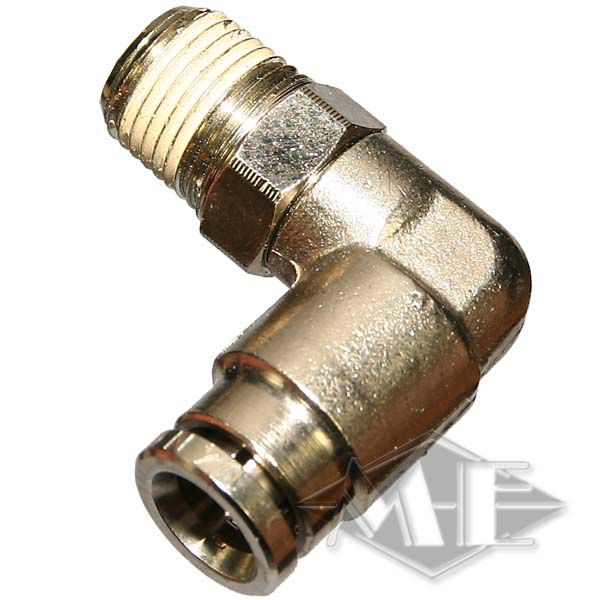 1/8" 6.3 mm 90° fitting swivel 1/8" 6.3 mm 90° fitting swivel