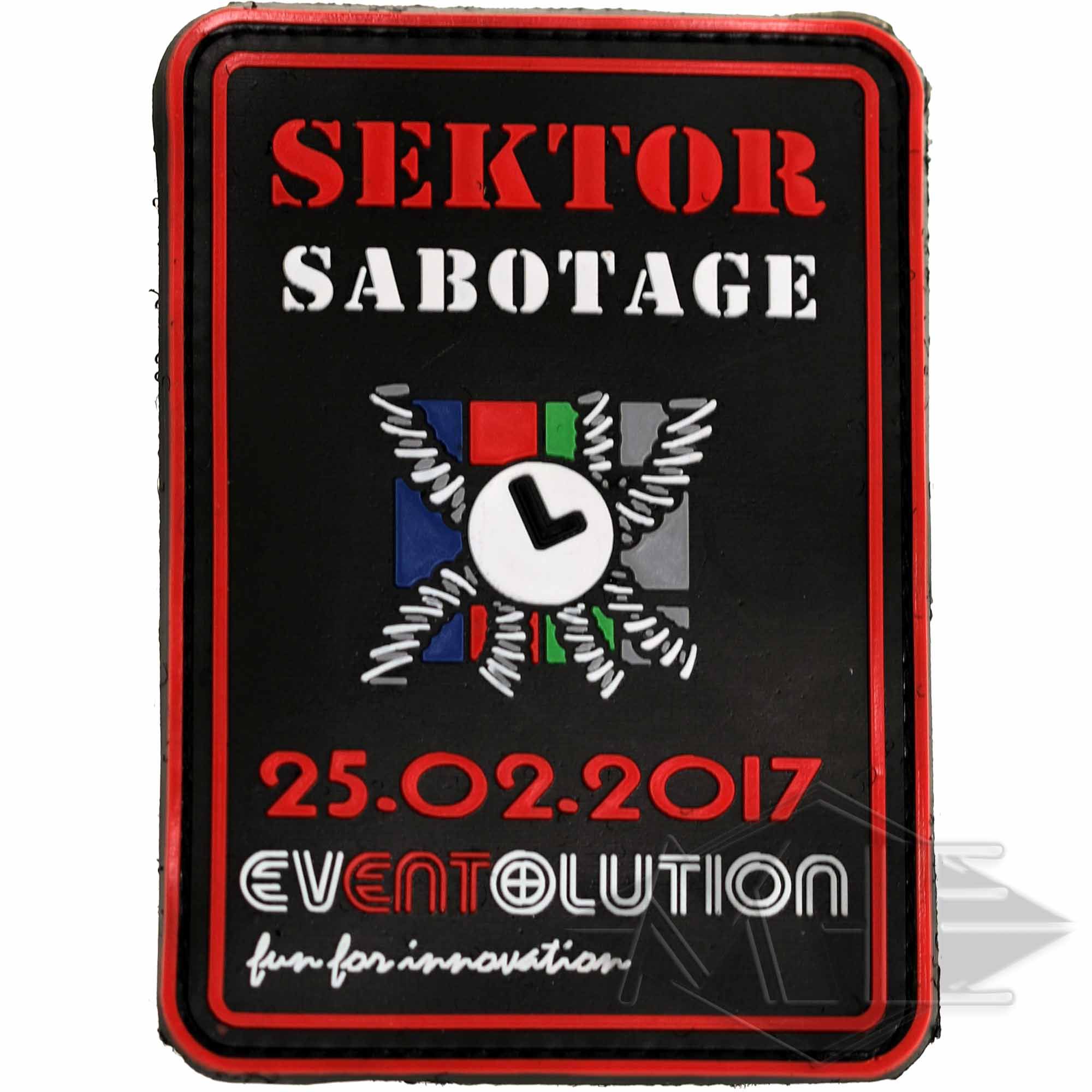 Velcro badge "Sector Sabotage" 2017 Velcro badge "Sector Sabotage" 2017