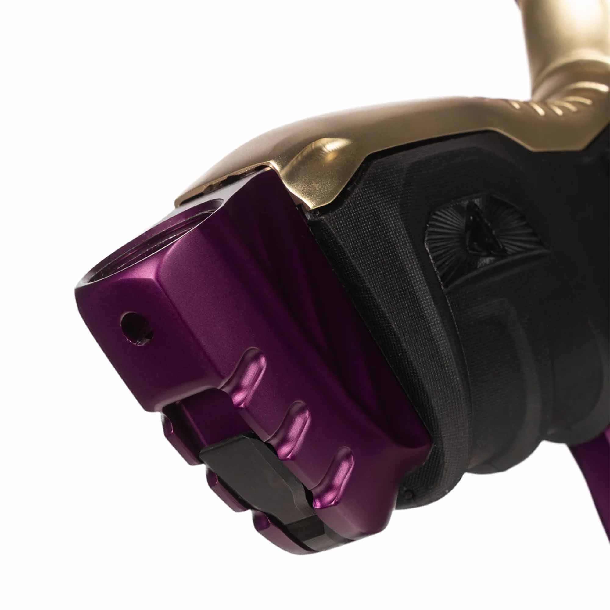 HK Army DLX Luxe® IDOL "SHREDDER" marker, purple/gold Purpur, Kleidung, Handschuh, Helm