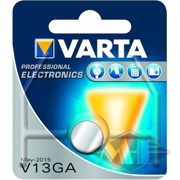 1.5V Varta button cell battery V13GA LR44 1.5V Varta button cell battery V13GA LR44