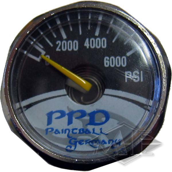 Mini manometer 0-6000psi, d=23mm Mini manometer 0-6000psi, d=23mm