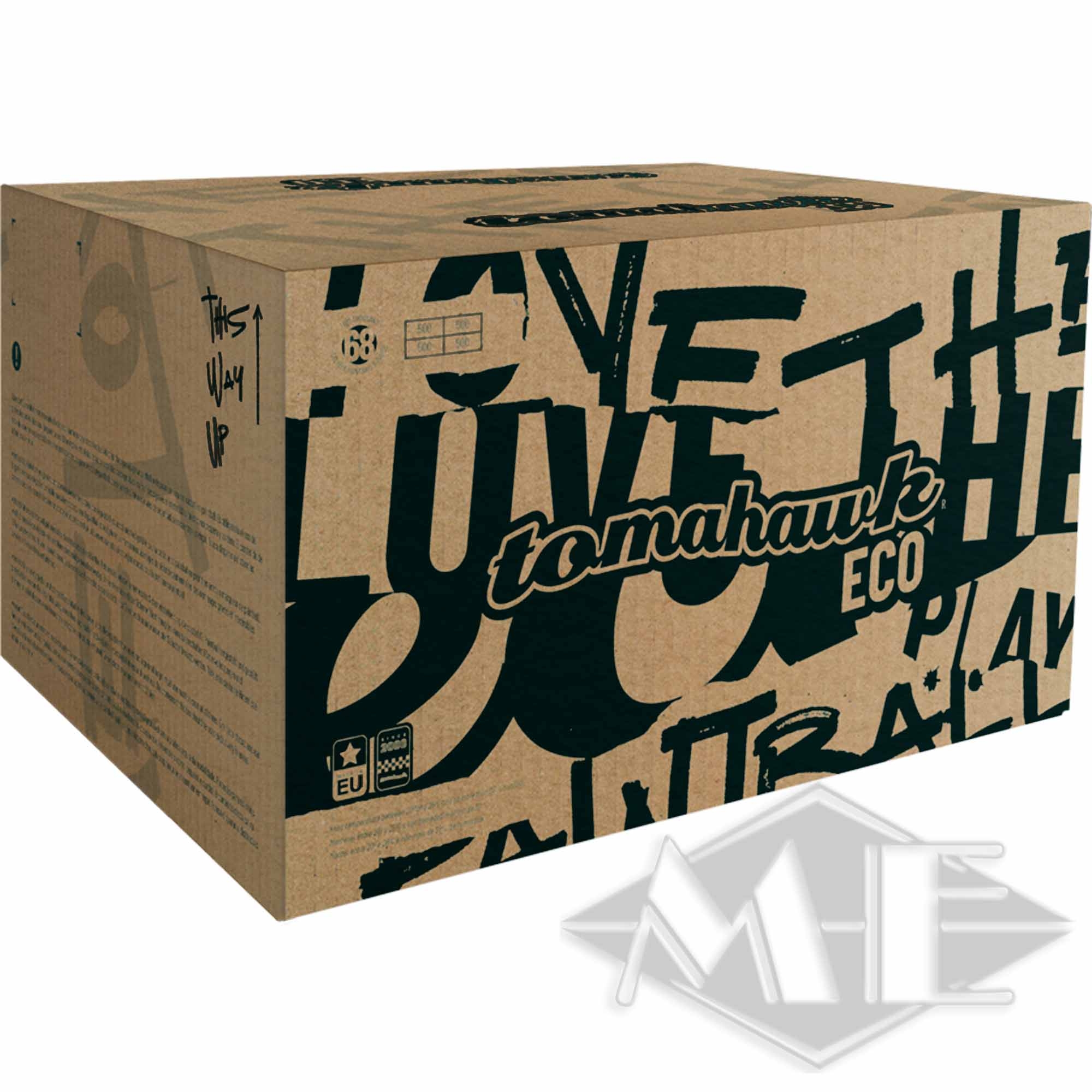 Tomahawk "Eco" paintballs, 2000 box Kiste, Karton, Lieferung des Pakets, Person