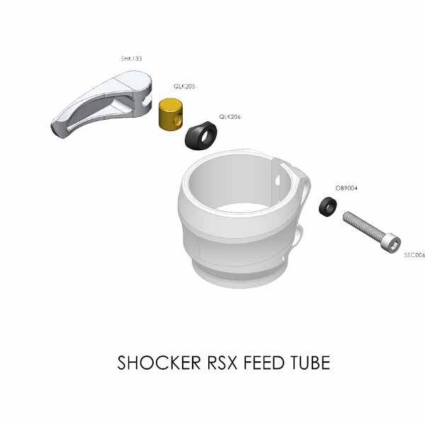 Shocker Spare Part: Feed Tube Lever Set Shocker Spare Part: Feed Tube Lever Set