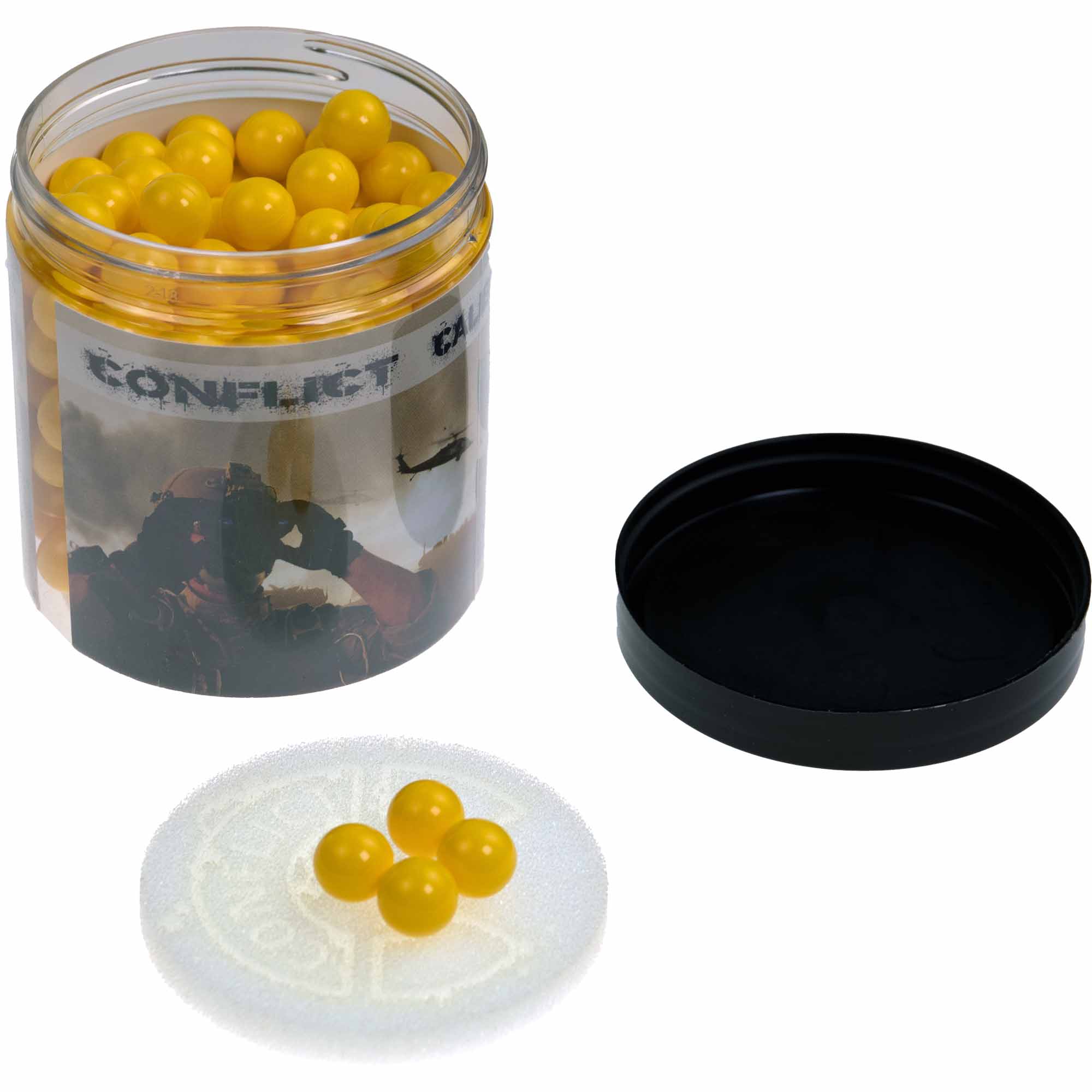 Conflict "Caliber .43" Paintballs, 200 shot Conflict "Caliber .43" Paintballs, 200 shot