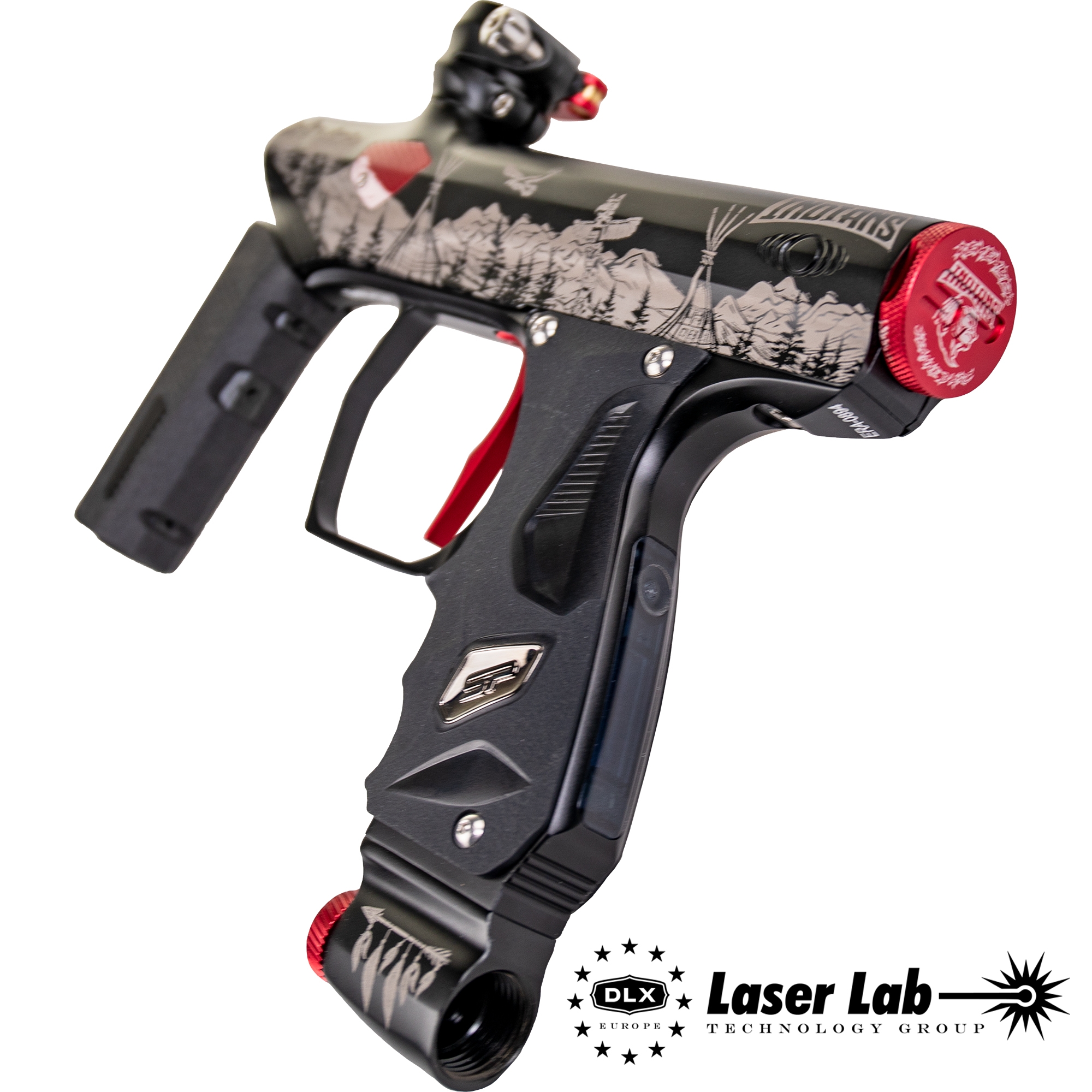 SP Shocker® ERA marker "INDIANS" Advanced Lasering + Barrel SP Shocker® ERA marker "INDIANS" Advanced Lasering + Barrel