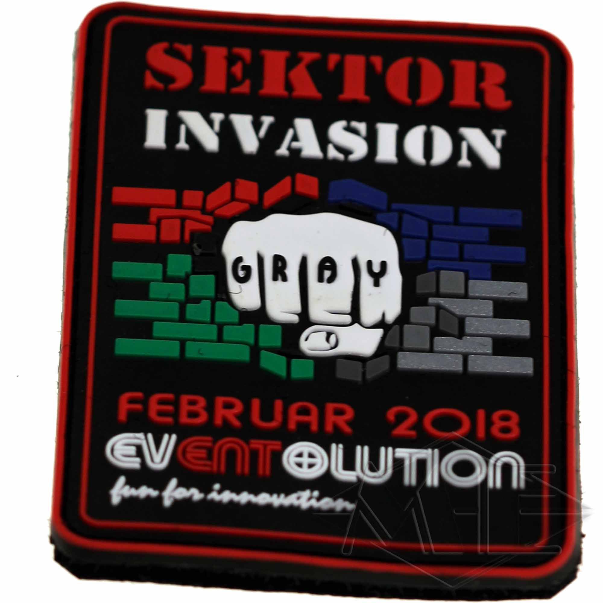Velcro badge "Sector Invasion" 2018 Velcro badge "Sector Invasion" 2018
