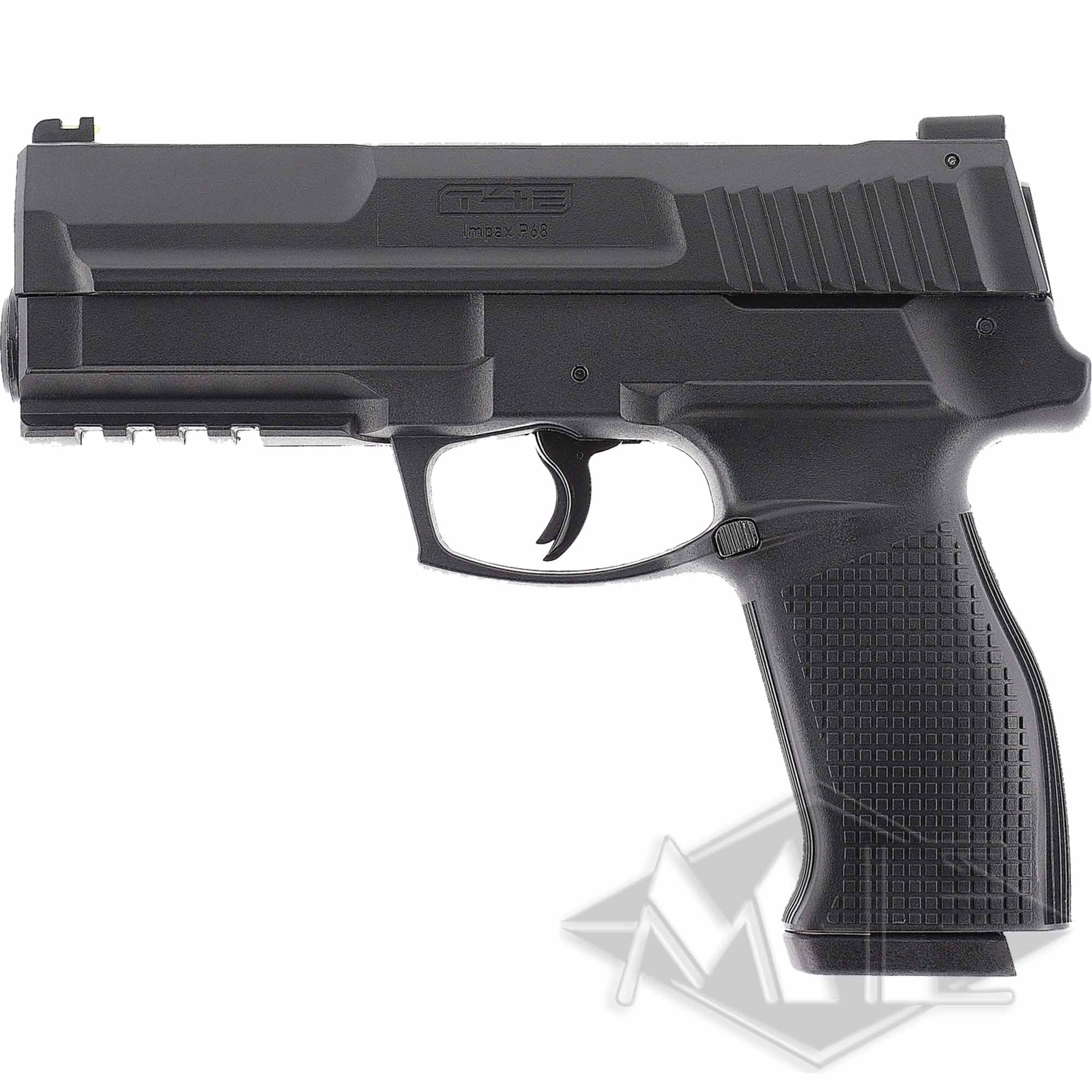 Pistole, Schusswaffe, Halbautomatisch, Schwarz, Grifftextur