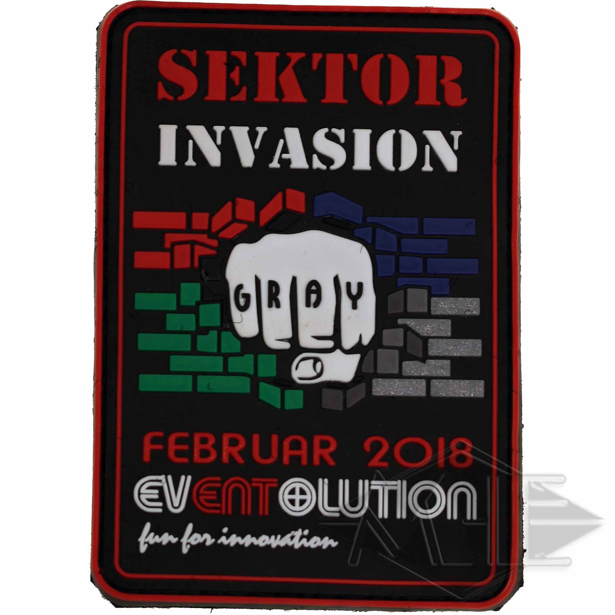 Velcro badge "Sector Invasion" 2018 Velcro badge "Sector Invasion" 2018