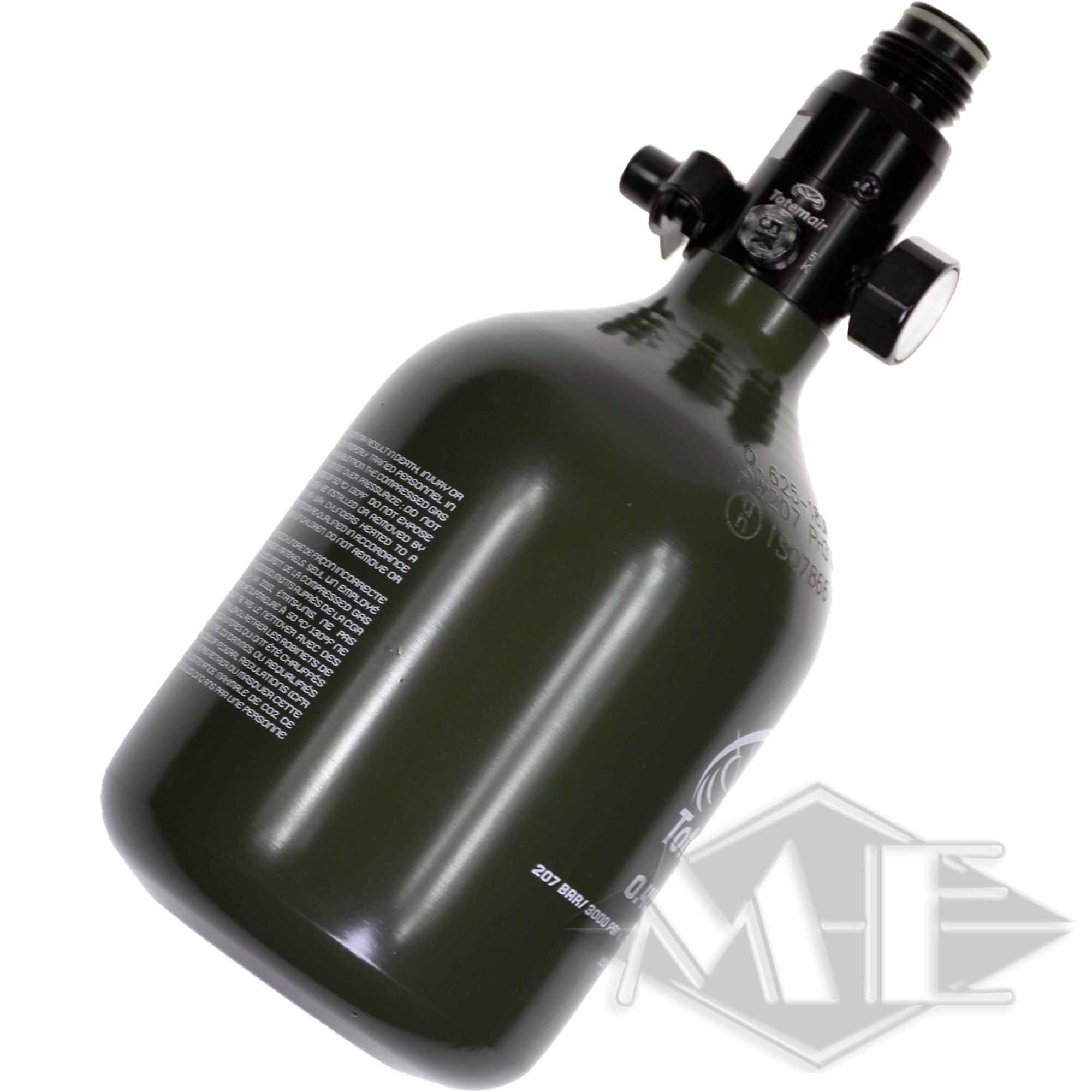 0.4L/26ci aluminum bottle with 200bar regulator "Standard" 0.4L/26ci aluminum bottle with 200bar regulator "Standard"