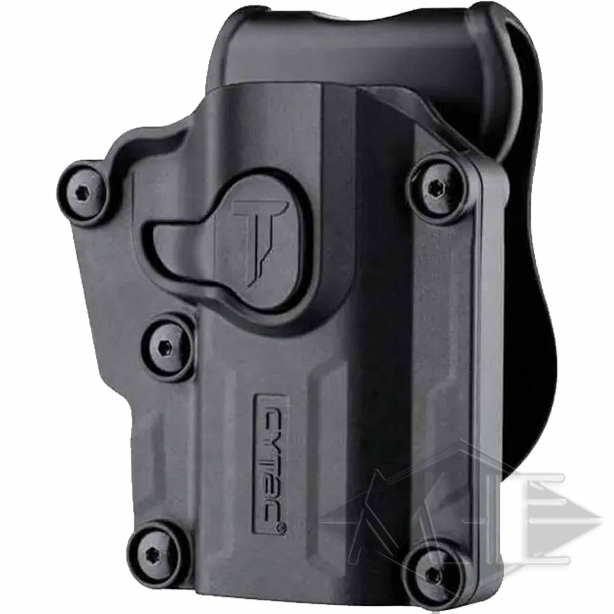 Cytac Mega-fit universal holster for right-handers black Feuerwaffe, Waffe, Pistole, Handfeuerwaffe
