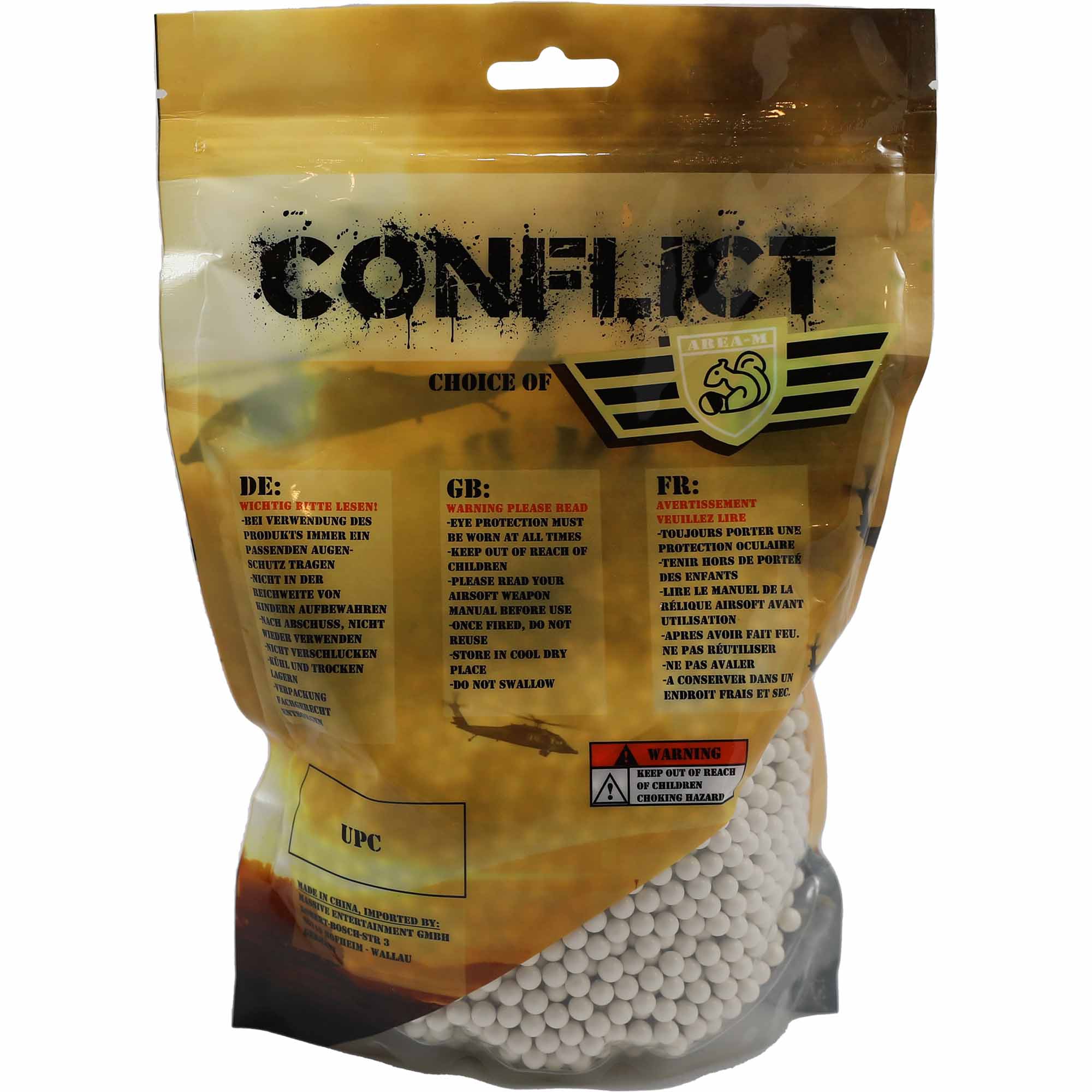 CONFLICT BIO BBs 6mm 0,36g 1kg Bag CONFLICT BIO BBs 6mm 0,36g 1kg Bag