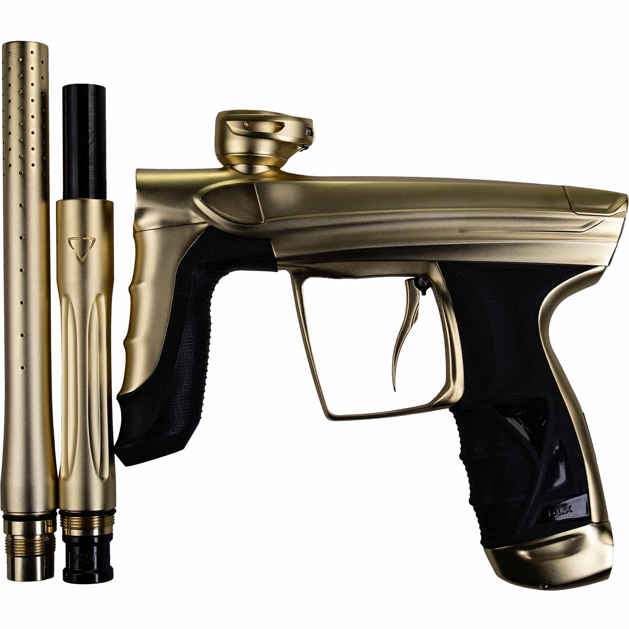 DLX Luxe® AIRE marker, dust gold Paintball-Pistole, Marker, Goldene Farbe, Griff, Barrelenset