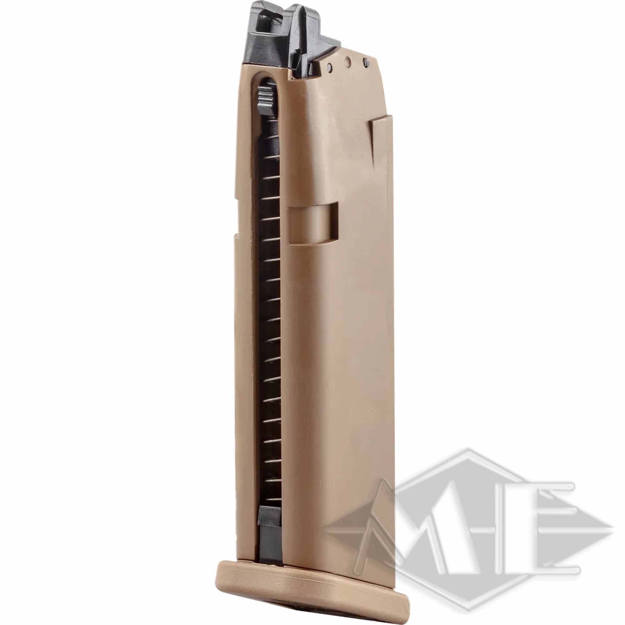 Umarex Airsoft Glock magazine cal. 6mm for "GLOCK 19X" Gas Coyote