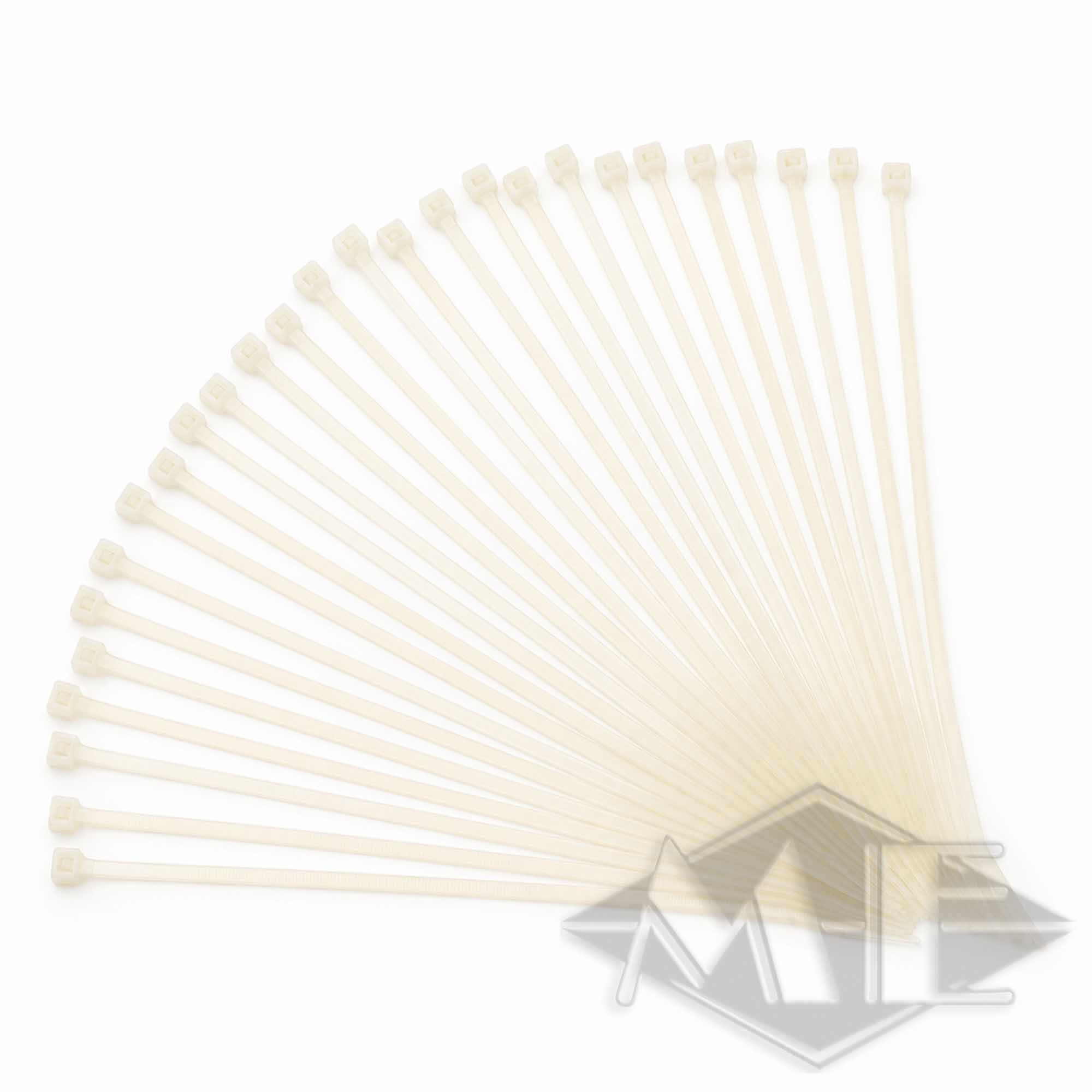 Cable ties 300 x 4.8 mm, 100 pieces pipette tips, Mikroben-Tips, Plastiktips, Laborzubehör, klare Tips
