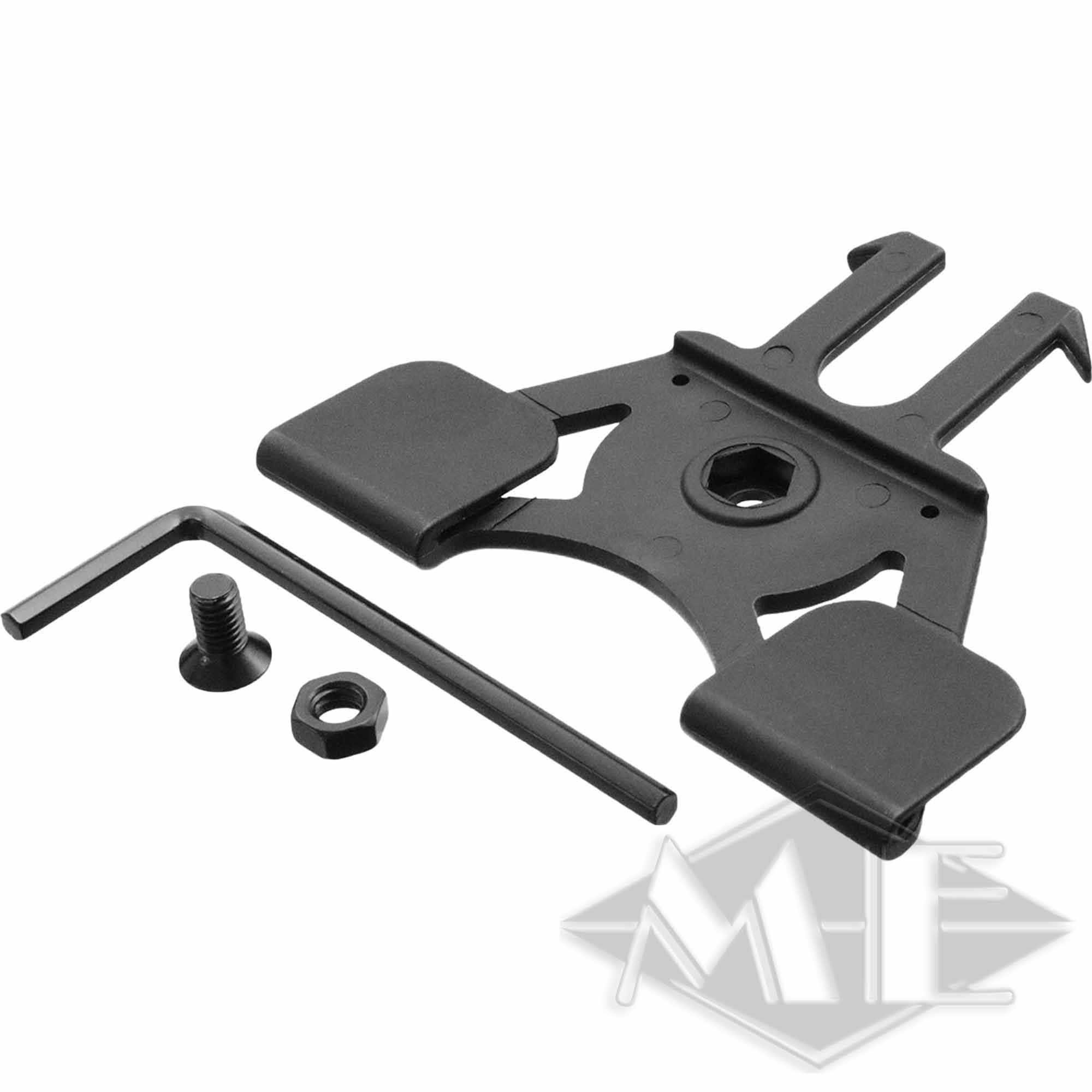 AMOMAX Molle, PALS adapter for hard shell holster, black [AM-MA]