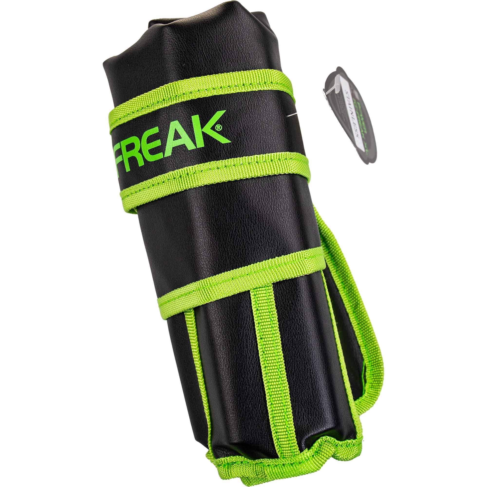 GOG Freak XL Stainless Boremaster Kit (8 Inserts & Battle Boy Bag) stabilizer, knie polster, Schutzausrüstung, neon grün, freak-branding