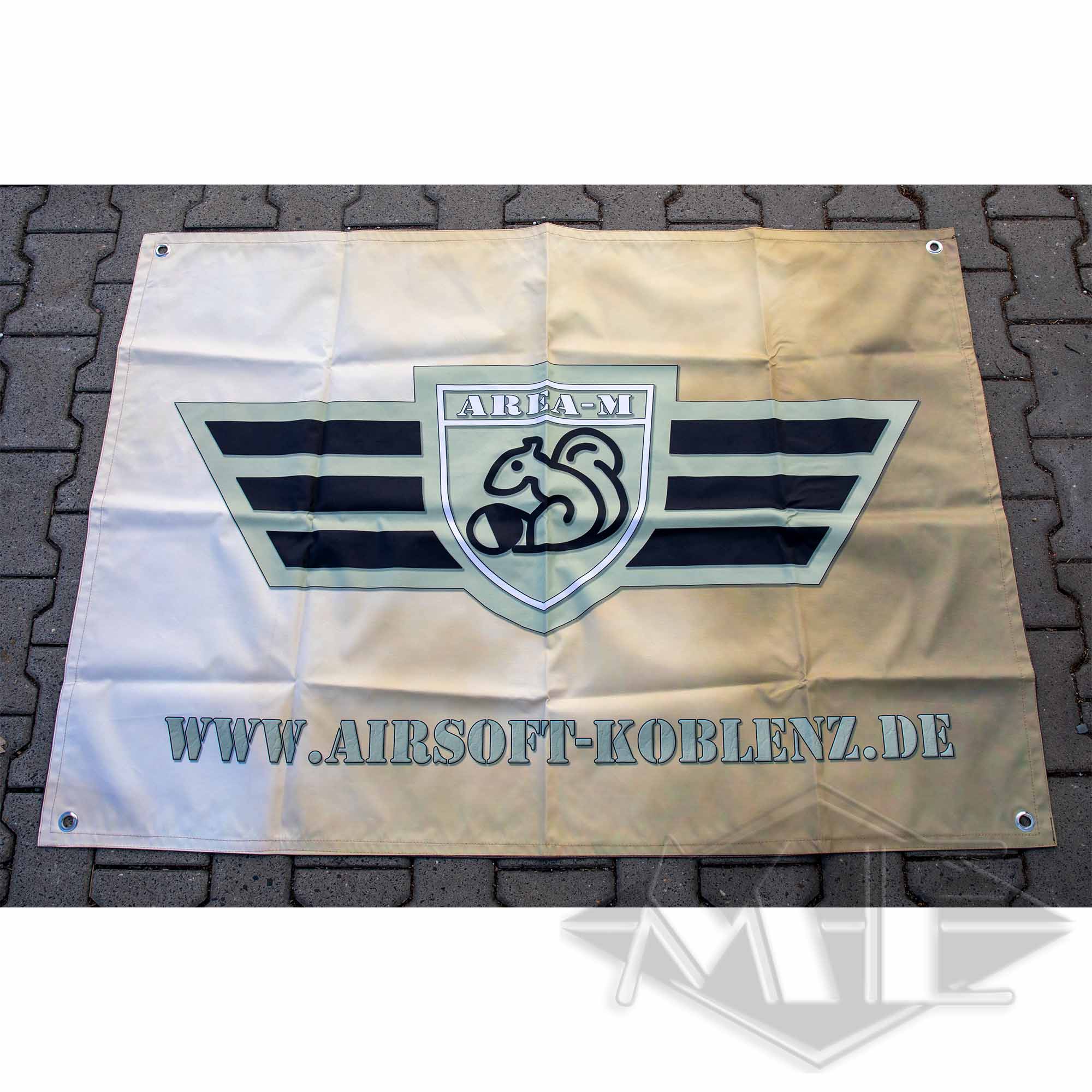 Banner "Area-M" 140 x 100cm Banner "Area-M" 140 x 100cm