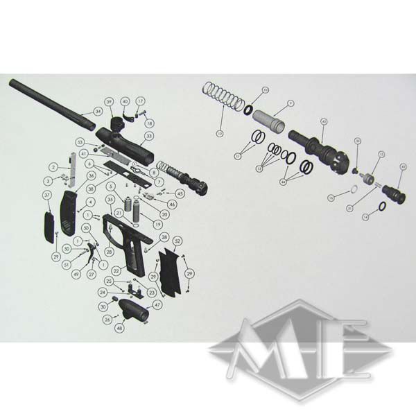 Empire Ax Spare Part: Bolt Guide Safety Ball Empire Ax Spare Part: Bolt Guide Safety Ball