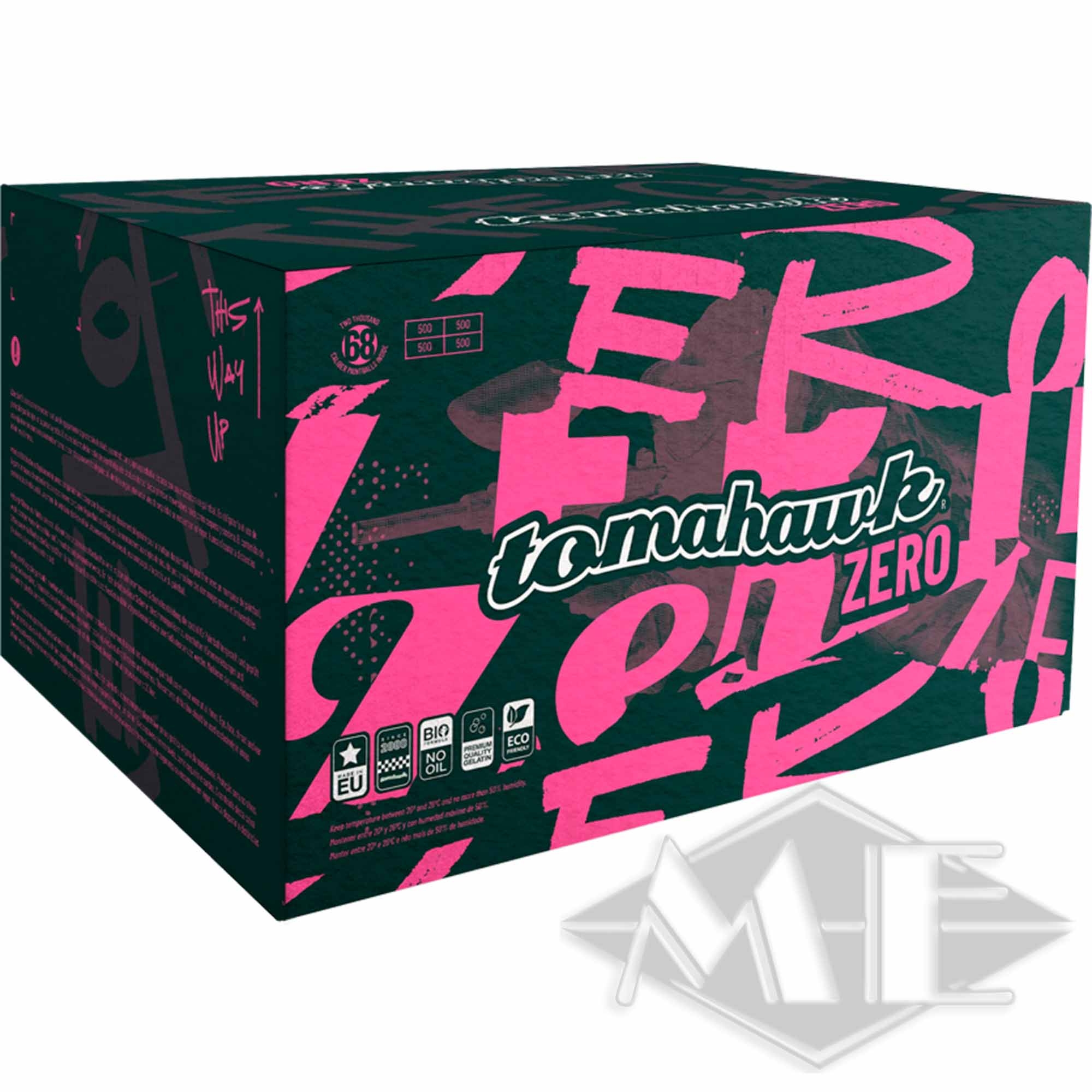 22e3de06ca29e6ecc88857e19eb34a5896ef0d58 Tomahawk "Zero" paintballs, 2000 box