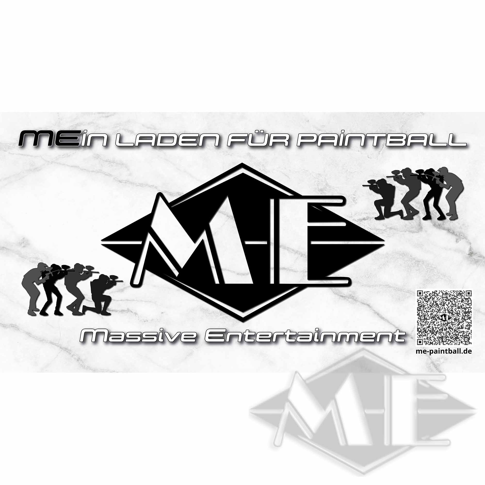 77fbe3a07a6f8c7504087b256c947adcc28f8dd7 Construction-Banner "ME-Paintball - Marble" 335 x 180 cm