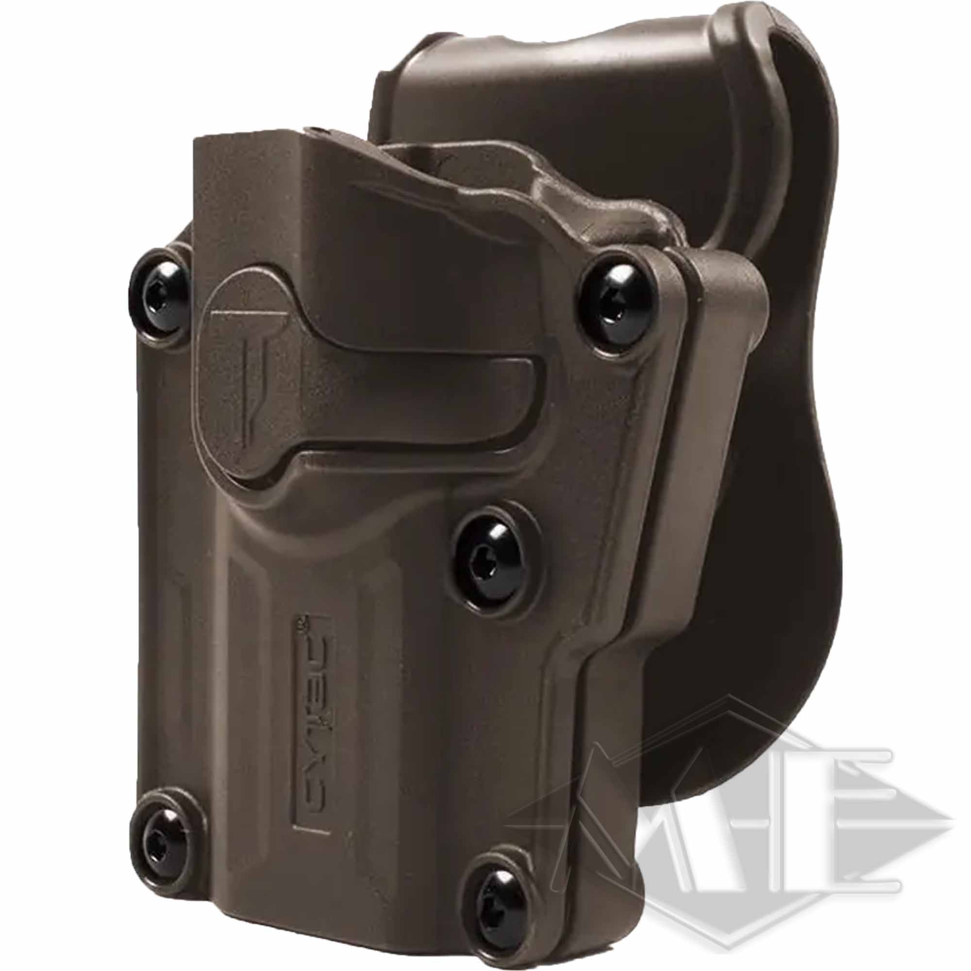 Cytac Mega-fit universal holster for left-handers Tan Maschine