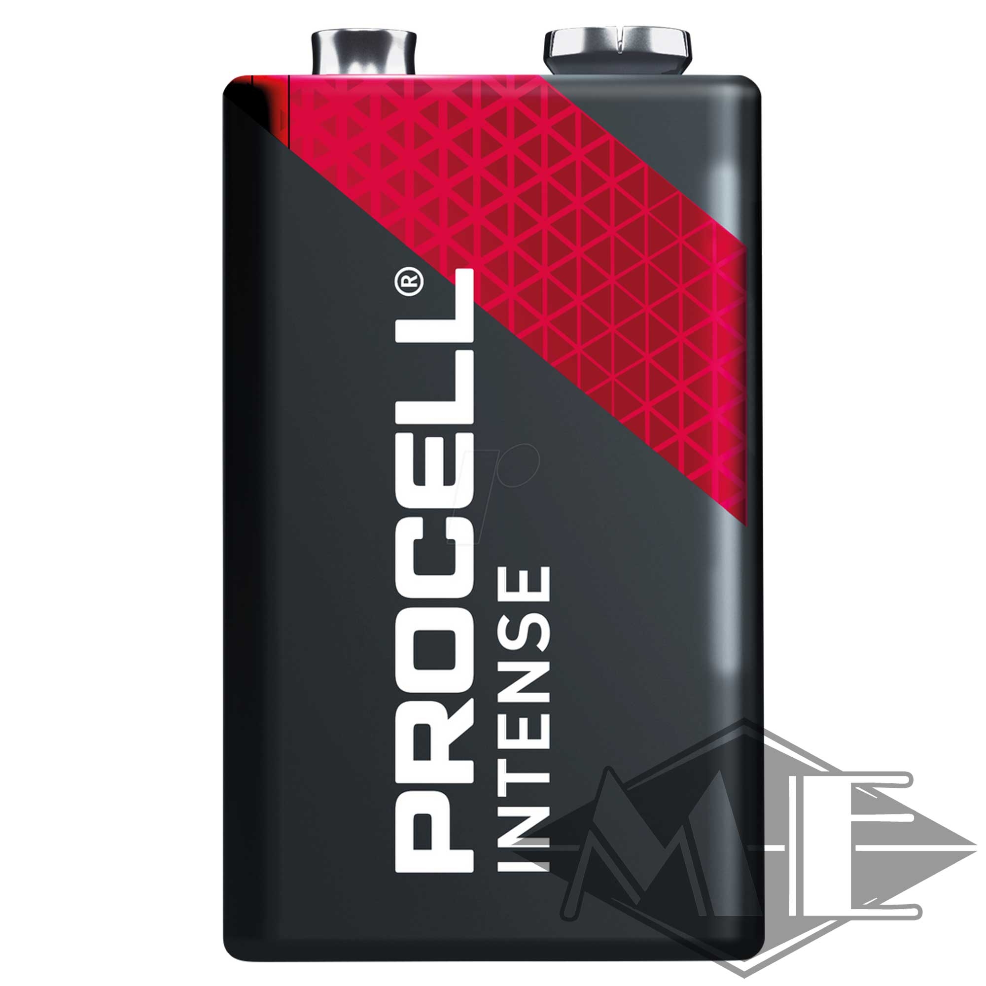 9V Duracell Procell Intense 9V block battery Flasche