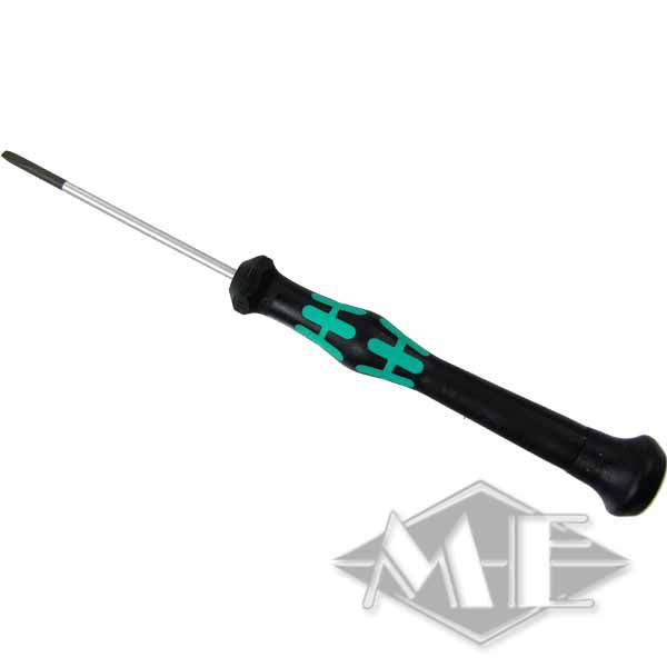 Wera Kraftform Micro slotted screwdriver, 2 mm Wera Kraftform Micro slotted screwdriver, 2 mm